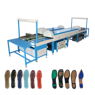 नई डिजाइन स्वचालित जूता एकमात्र टपकने वाली मशीन उत्पादन लाइन